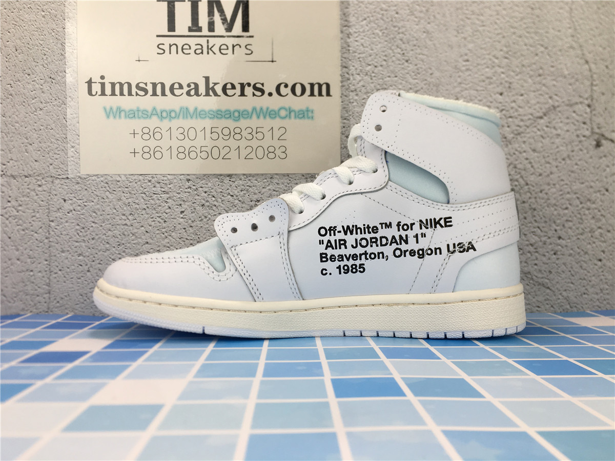 OG Batch Off-White Air Jordan 1 White AQ0818-100